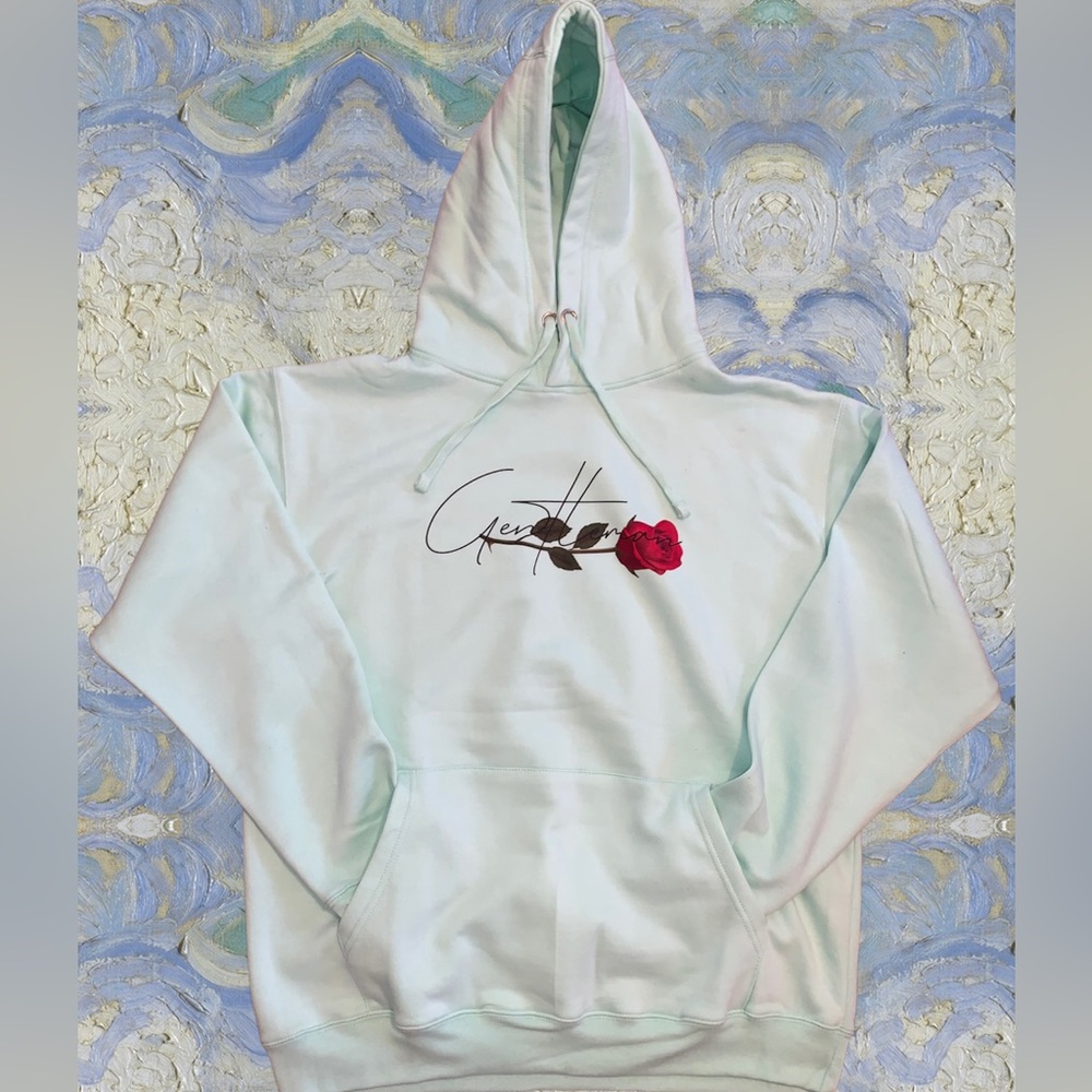 Signature Gentleman Design Mint Green Hoodie - Gentleman Apparels